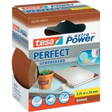 Szövetbetétes ragasztószalag, 2,75 m x 38 mm, tesa® extra Power Szövetbetétes ragasztószalag, 2,75 m x 38 mm, tesa® extra Power