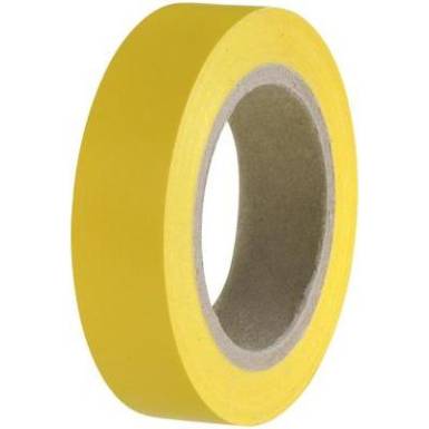 PVC szigetelőszalag, (H x Sz) 10 m x 15 mm, sárga PVC HelaTape Flex 15 HellermannTyton, tartalom: 1 tekercs PVC szigetelőszalag, (H x Sz) 10 m x 15 mm, sárga PVC HelaTape Flex 15 HellermannTyton, tartalom: 1 tekercs