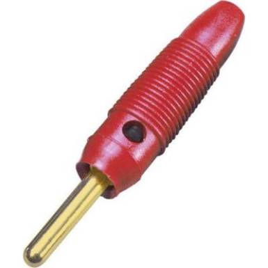 BKL Electronic csavaros banándugó, egyenes, Ø 4 mm, piros, 072149/G BKL Electronic csavaros banándugó, egyenes, Ø 4 mm, piros, 072149/G