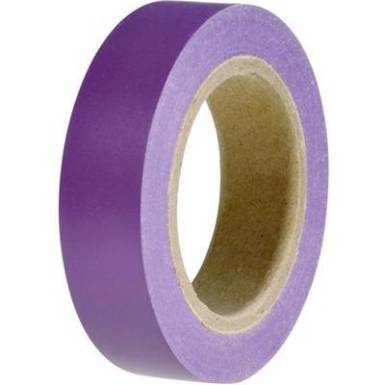 PVC szigetelőszalag, (H x Sz) 10 m x 15 mm, lila PVC HelaTape Flex 15 HellermannTyton, tartalom: 1 tekercs PVC szigetelőszalag, (H x Sz) 10 m x 15 mm, lila PVC HelaTape Flex 15 HellermannTyton, tartalom: 1 tekercs