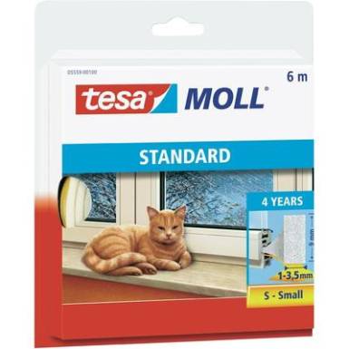 Habanyag tömítő, Tesamoll® Standard (H x Sz x Ma) 6 x 9 x 4 m, barna, TESA, tartalom: 1 tekercs Habanyag tömítő, Tesamoll® Standard (H x Sz x Ma) 6 x 9 x 4 m, barna, TESA, tartalom: 1 tekercs