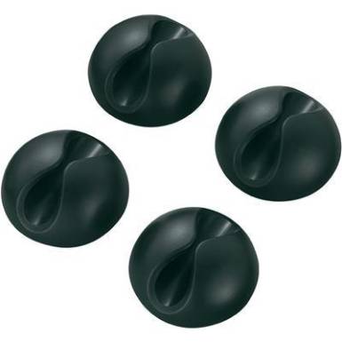 Kábeltartók, öntapadó SWC-10BK/4P, fekete Conrad, tartalom: 4 ST Kábeltartók, öntapadó SWC-10BK/4P, fekete Conrad, tartalom: 4 ST