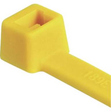 HellermannTyton kábelkötöző belső fogazattal, 150x3,5 mm, sárga, 100 db, T30R-PA66-YE HellermannTyton kábelkötöző belső fogazattal, 150x3,5 mm, sárga, 100 db, T30R-PA66-YE