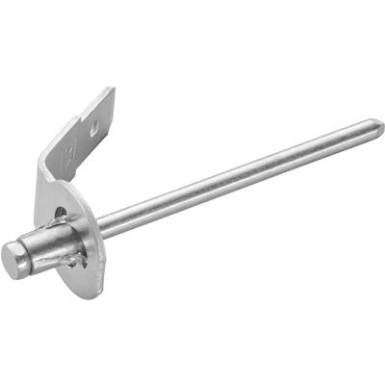 F&ouml;ldcsatlakoz&oacute;, 6,3 mm / 0,8 mm 180&deg; szigeteletlen, f&eacute;mes PB Fastener RIVZN 163