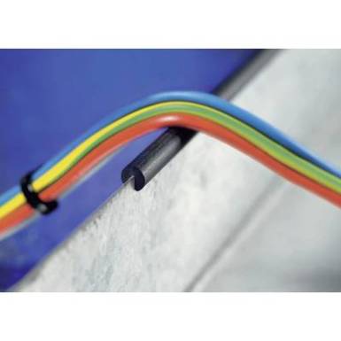 HellermannTyton EdgeGuard élvédő, fekete, SM1-PVC-BK-75M HellermannTyton EdgeGuard élvédő, fekete, SM1-PVC-BK-75M
