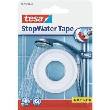 Javítószalag, TESA StopWater Tape (H x Sz) 12 m x 12 mm, fehér 56220-0-0 TESA, tartalom: 1 tekercs Javítószalag, TESA StopWater Tape (H x Sz) 12 m x 12 mm, fehér 56220-0-0 TESA, tartalom: 1 tekercs