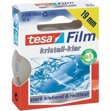 Krist&aacute;lytiszta ragaszt&oacute;szalag Tesafilm&reg; Crystal-Clear 33 m x 19 mm TESA 57319