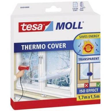 Hőszigetelő fólia ablakra, 1,7 x 1,5 m átlátszó 1tekercs tesamoll® Thermo Cover Hőszigetelő fólia ablakra, 1,7 x 1,5 m átlátszó 1tekercs tesamoll® Thermo Cover