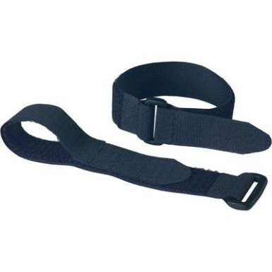 Tépőzáras pánt, 300 mm x 25 mm, fekete/piros, 5 db Tépőzáras pánt, 300 mm x 25 mm, fekete/piros, 5 db