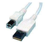 WIRETEK kábel USB Összekötő A-B, 5m, Male/Male