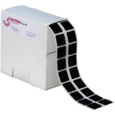 Tépőzáras kockák, 20 mm x 20 mm, fekete, Fastech B20SQ999905 Tépőzáras kockák, 20 mm x 20 mm, fekete, Fastech B20SQ999905