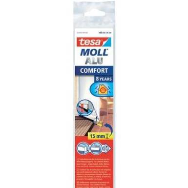 Ajtóseprű 1 m x 40 mm, barna, lakkozott alu, Tesa 05405-101 Ajtóseprű 1 m x 40 mm, barna, lakkozott alu, Tesa 05405-101