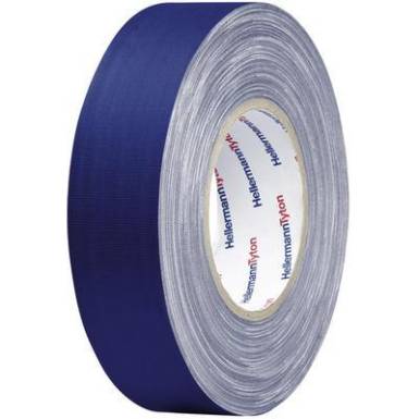Téphető szövetbetétes ragasztószalag, gaffer tape 50 m x 19 mm, kék színű HellermannTyton HelaTape Téphető szövetbetétes ragasztószalag, gaffer tape 50 m x 19 mm, kék színű HellermannTyton HelaTape
