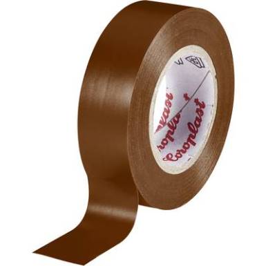 PVC elektromos szigetelő szalag (H x Sz) 10 m x 15 mm, barna PVC 302 Coroplast, tartalom: 1 tekercs PVC elektromos szigetelő szalag (H x Sz) 10 m x 15 mm, barna PVC 302 Coroplast, tartalom: 1 tekercs