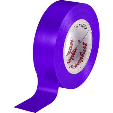 PVC elektromos szigetelő szalag (H x Sz) 25 m x 19 mm, lila PVC 302 Coroplast, tartalom: 1 tekercs PVC elektromos szigetelő szalag (H x Sz) 25 m x 19 mm, lila PVC 302 Coroplast, tartalom: 1 tekercs