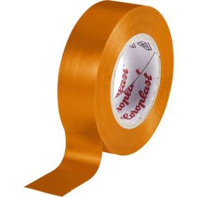 PVC elektromos szigetelő szalag (H x Sz) 10 m x 15 mm, narancs PVC 302 Coroplast, tartalom: 1 tekercs PVC elektromos szigetelő szalag (H x Sz) 10 m x 15 mm, narancs PVC 302 Coroplast, tartalom: 1 tekercs