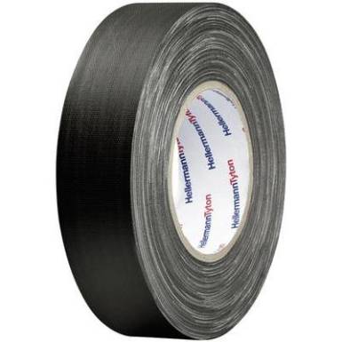 Téphető szövetbetétes ragasztószalag, gaffer tape 50 m x 50 mm, fekete színű HellermannTyton HelaTape Téphető szövetbetétes ragasztószalag, gaffer tape 50 m x 50 mm, fekete színű HellermannTyton HelaTape