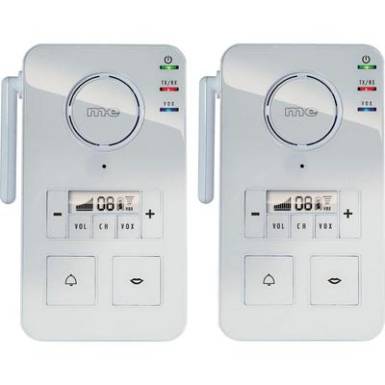 PMR intercom rádió készlet 446MHz-es vezeték nélküli intercom fehér színben m-e modern-electronics FS 2.1 PMR intercom rádió készlet 446MHz-es vezeték nélküli intercom fehér színben m-e modern-electronics FS 2.1