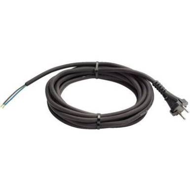 Fúrógép csatlakozóvezeték 5 m, fekete, H05RN-F 2 x 1 mm², AS Schwabe 70530 Fúrógép csatlakozóvezeték 5 m, fekete, H05RN-F 2 x 1 mm², AS Schwabe 70530