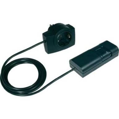 Konnektorba dugható dimmer LED lámpához, fekete, Ehmann 2120x0950 Konnektorba dugható dimmer LED lámpához, fekete, Ehmann 2120x0950