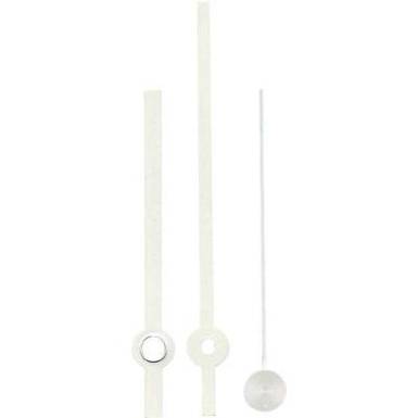 Óramutató készlet, alumínium, fehér 80X60 mm, Standard Óramutató készlet, alumínium, fehér 80X60 mm, Standard