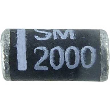 Dióda Diotec SM2000 Ház típus DO-213AB/Melf I(F) 1 A Gátfesz. 2000 V Dióda Diotec SM2000 Ház típus DO-213AB/Melf I(F) 1 A Gátfesz. 2000 V