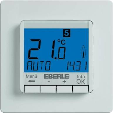 Termosztát órával, süllyesztett, Eberle FIT-3R Termosztát órával, süllyesztett, Eberle FIT-3R
