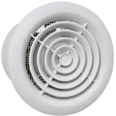Fali és mennyezeti szellőző ventilátor, kerek Ø 100 mm, fehér, SIKU 27525 Fali és mennyezeti szellőző ventilátor, kerek Ø 100 mm, fehér, SIKU 27525