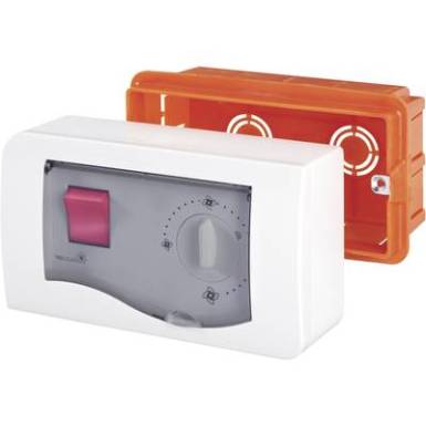 Elektronikus fordulatszámszabályzó szellőző ventilátorhoz, fehér, R15 Elektronikus fordulatszámszabályzó szellőző ventilátorhoz, fehér, R15