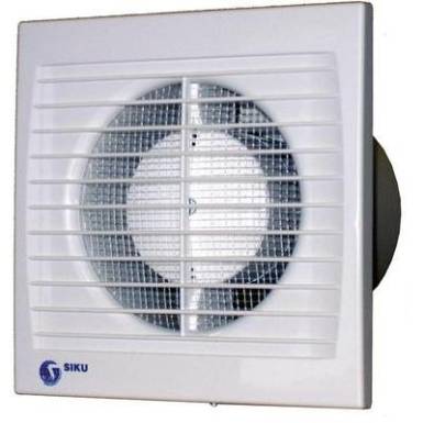 Falba &eacute;s mennyezetbe &eacute;p&iacute;thető elsz&iacute;v&oacute; ventil&aacute;tor 95 m&sup3;/h 10 cm SIKU 100ST Silenta 30380