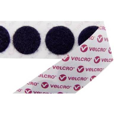 Tépőzár pontok Felragasztáshoz Bolyhos fél (Ø) 15 mm Fekete Velcro E20101533011425 1300 db Tépőzár pontok Felragasztáshoz Bolyhos fél (Ø) 15 mm Fekete Velcro E20101533011425 1300 db