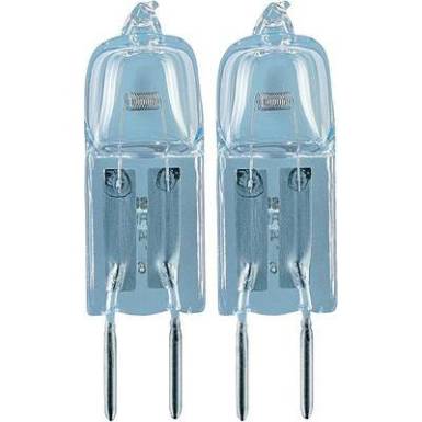 Nagyfeszültségű halogén izzó OSRAM 12 V GY6.35 50 W, melegfehér, EEK: C, dimmelhető 2 db Nagyfeszültségű halogén izzó OSRAM 12 V GY6.35 50 W, melegfehér, EEK: C, dimmelhető 2 db