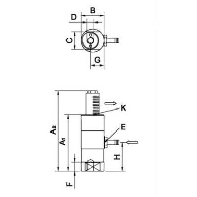 Netter Vibration NTS 180 NF Dugattyús vibrátor, Centrifugális erő (6bar) 212 N, Névl. frekvencia (6 bar) 4880 Hz Netter Vibration NTS 180 NF Dugattyús vibrátor, Centrifugális erő (6bar) 212 N, Névl. frekvencia (6 bar) 4880 Hz