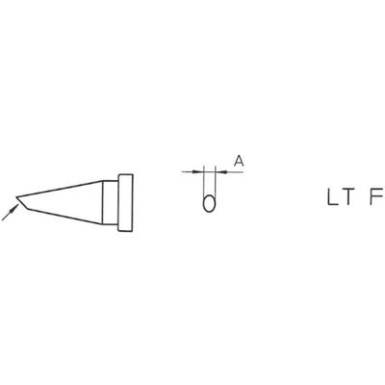 Weller LT pákahegy, forrasztóhegy LT-F kúpos, egyoldalt lapított, lecsapott hegy 1.2 mm Weller LT pákahegy, forrasztóhegy LT-F kúpos, egyoldalt lapított, lecsapott hegy 1.2 mm