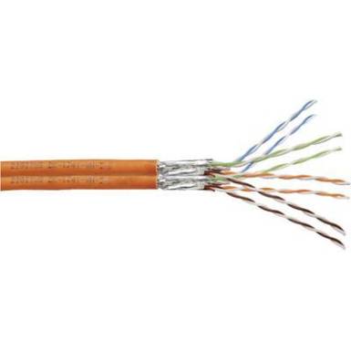 Hálózati kábel, CAT 7, duplex 2 x 4 x 2 mm² Narancs Digitus Hálózati kábel, CAT 7, duplex 2 x 4 x 2 mm² Narancs Digitus