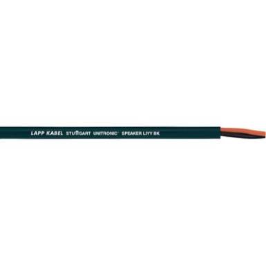 Hangszórókábel, UNITRONIC LIYY SPEAKER 2 x 1,5 mm² fekete, méteráru, LappKabel 1233300 Hangszórókábel, UNITRONIC LIYY SPEAKER 2 x 1,5 mm² fekete, méteráru, LappKabel 1233300