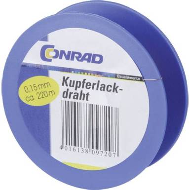 V&ouml;r&ouml;sr&eacute;z huzal &Oslash; 1 mm, 14 m Conrad 1516010/14