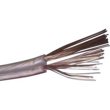 Hangszórókábel, CCA 2 x 2,5 mm² átlátszó, méteráru, AIV Hangszórókábel, CCA 2 x 2,5 mm² átlátszó, méteráru, AIV