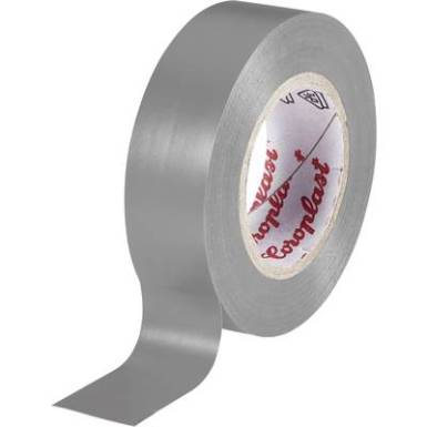 PVC elektromos szigetelőszalag, 10 m x 15 mm, szürke, Coroplast 1674 PVC elektromos szigetelőszalag, 10 m x 15 mm, szürke, Coroplast 1674