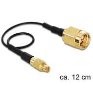 DELOCK MMCX csatlakozódugó  RP-SMA Jack adapter (120 mm)