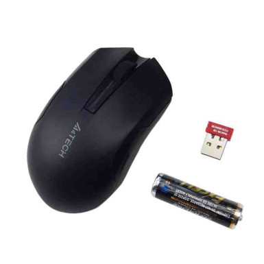 A4-Tech G3-200N Wireless Mouse Black/Silver Optikai,Cordless,USB,Black/Silver