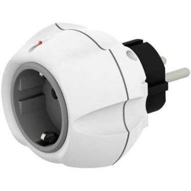 Konnektorba dugható túlfeszültségvédős dugalj, fehér, 5 kA, Vario Solo, Ehmann 0460c0500 Konnektorba dugható túlfeszültségvédős dugalj, fehér, 5 kA, Vario Solo, Ehmann 0460c0500