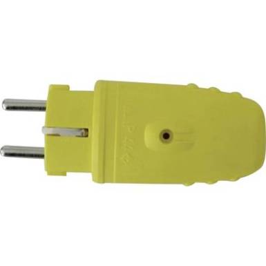 Szerelhető hálózati dugó, gumi, 230 V, sárga, IP20, 0171 Szerelhető hálózati dugó, gumi, 230 V, sárga, IP20, 0171