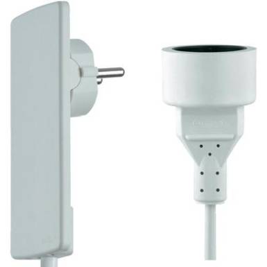 Lapos dugós hálózati hosszabbítókábel 1,5 m, fehér, Schulte Elektrotechnik 151000155300 Lapos dugós hálózati hosszabbítókábel 1,5 m, fehér, Schulte Elektrotechnik 151000155300