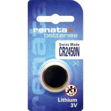 Renata lítium gombelem CR 2450N 3 V BR2450N, DL2450N, ECR2450N, KCR2450N, KL2450N, KECR2450N, LM2450N, 5029LC Renata lítium gombelem CR 2450N 3 V BR2450N, DL2450N, ECR2450N, KCR2450N, KL2450N, KECR2450N, LM2450N, 5029LC