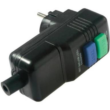 Személyvédős dugó, fekete, IP44, AS Schwabe 45209 Személyvédős dugó, fekete, IP44, AS Schwabe 45209