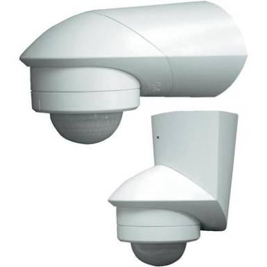 Fali/mennyezeti mozgásérzékelő, fehér, 360°, IP55, relés, Grothe 94532 Fali/mennyezeti mozgásérzékelő, fehér, 360°, IP55, relés, Grothe 94532