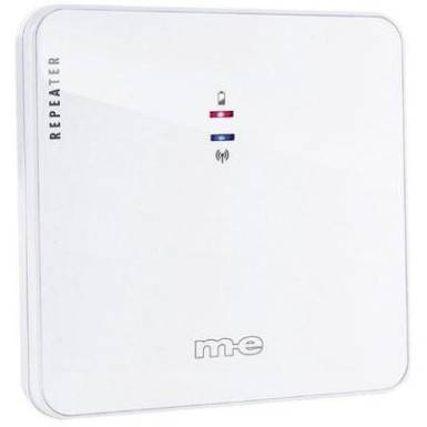 Rádiójel erősítő vezeték nélküli csengőhöz, 100 m, 434 MHz, IP44, fehér, m-e GmbH modern-electronics Bell 214 RT Rádiójel erősítő vezeték nélküli csengőhöz, 100 m, 434 MHz, IP44, fehér, m-e GmbH modern-electronics Bell 214 RT