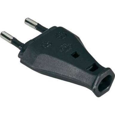 Szerelhető hálózati euró dugó, műanyag, 230 V, fekete, IP20, 852/sw/C Szerelhető hálózati euró dugó, műanyag, 230 V, fekete, IP20, 852/sw/C