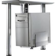 Asztal al&aacute; szerelhető sz&aacute;m&iacute;t&oacute;g&eacute;ph&aacute;z tart&oacute;, max. 30 kg, NewStar CPU D200SILVER